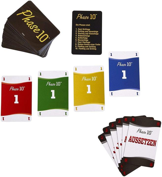 Produktbild Mattel Games Phase 10 Kartenspiel (Deutsch)