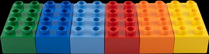 Produktbild LEGO Duplo 2x4 Steine - 20 Stück - Grundbausteine 3011 BRRANDNEU (3011)