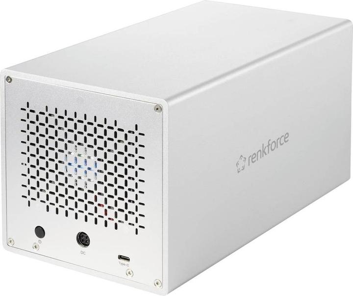 Produktbild Renkforce RF-5587610 SATA-Festplatten-Gehäuse 2.5 Zoll, 3.5 Zoll USB-C® 5Gbps (2.5", 3.5")