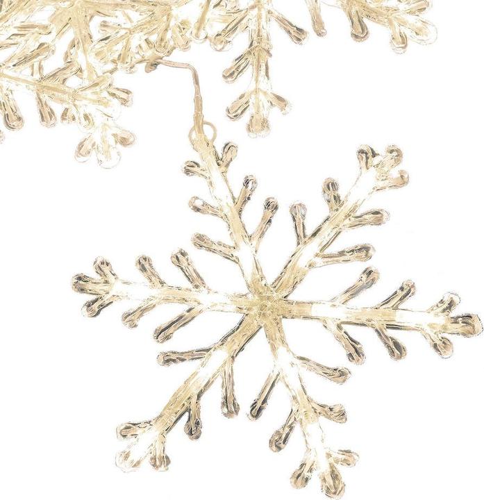 Produktbild Konstsmide Lichtervorhang Schneeflocken (14 m)