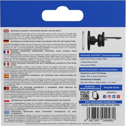 Produktbild prio Auto Handy-Halterung MAG