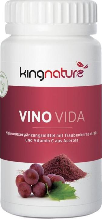 Actual product image Kingnature Vino Vida Caps (90 Piece, Capsules, 83 g)