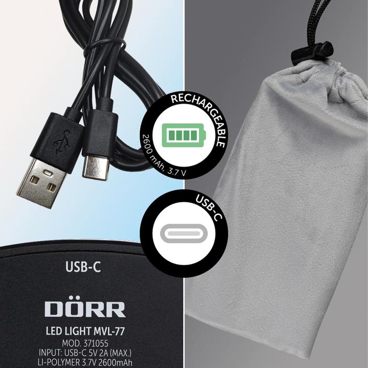 Actual product image Dörr MVL-77 LED Video Light (Video light)