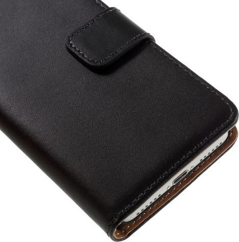 Immagine prodotto Ueli Express iPhone SE / 8 / 7 custodia a libro Custodia in vera pelle con slot per carte di credito nero (Apple iPhone 7, Apple iPhone 8, Apple iPhone SE (seconda generazione), Apple iPhone SE (terza generazione))