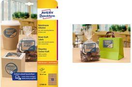 Produktbild Avery Naturbraune Etiketten