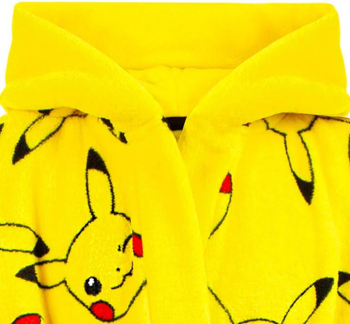Produktbild Pokémon Childrens/Kids Pikachu Front Pocket Robe (158, 164)