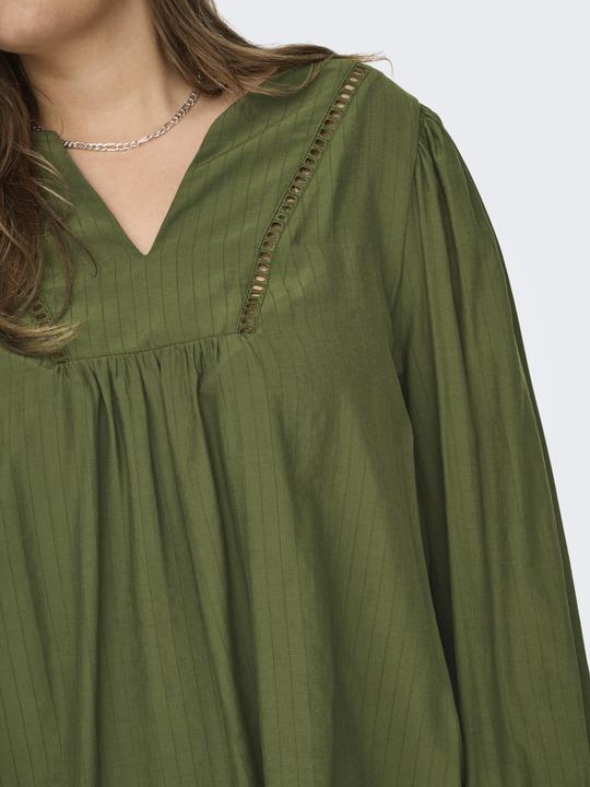 Produktbild Only Normal geschnitten V-Ausschnitt Elastische Bündchen Puffärmel Top Top (42)