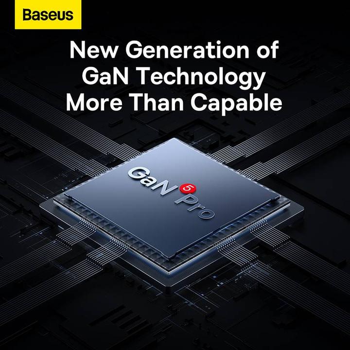 Produktbild Baseus GaN5 Pro Dual USB-C und USB-A Fast Charger (65 W)