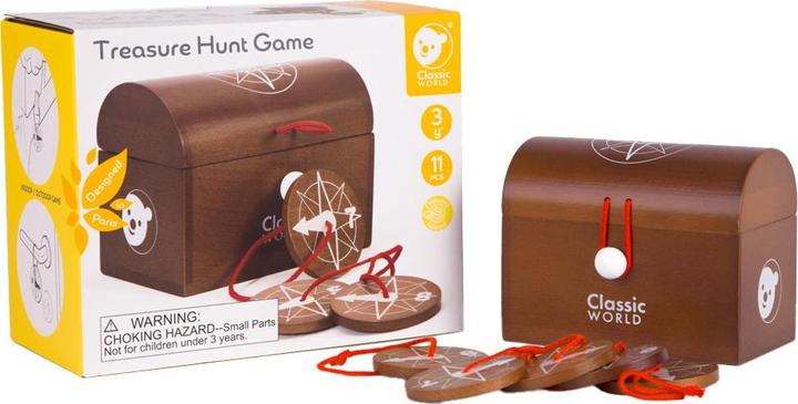 Actual product image Classic World Wooden treasure hunt game