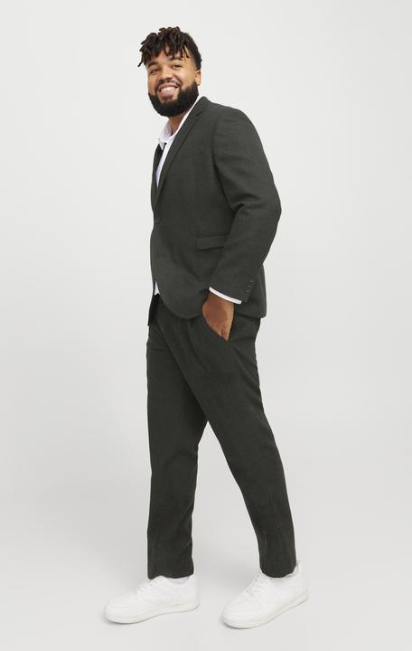 Actual product image Jack & Jones Plus size slim fit suit single-breasted blazer and trousers (66)