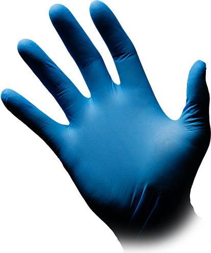 Produktbild Ampri Nitril Einweghandschuhe Med-Comfort blue 300 (S)