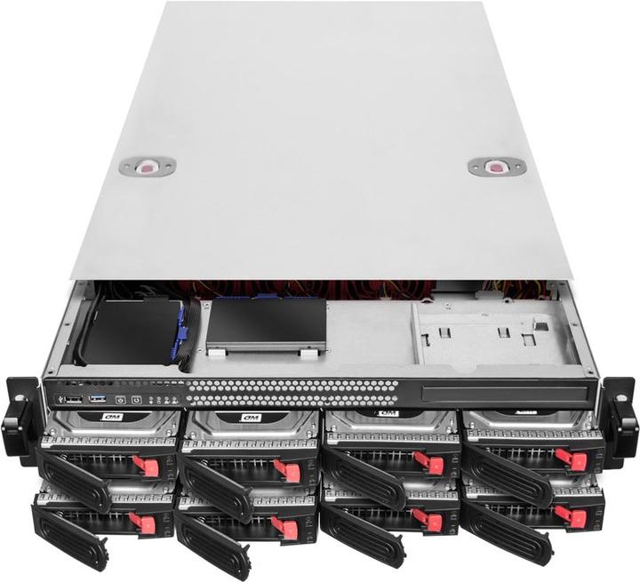 Produktbild Silverstone RM22-308 Rackmount Server Gehäuse, 2U, E-ATX