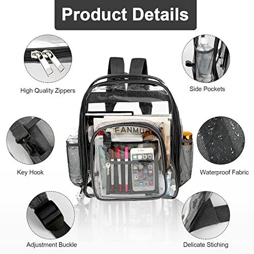 Produktbild Only-Bags.Store Rucksack Klarer Rucksack Kunststoff Schulrucksack Transparenter Rucksack Klarer Rucksack Kunststoff