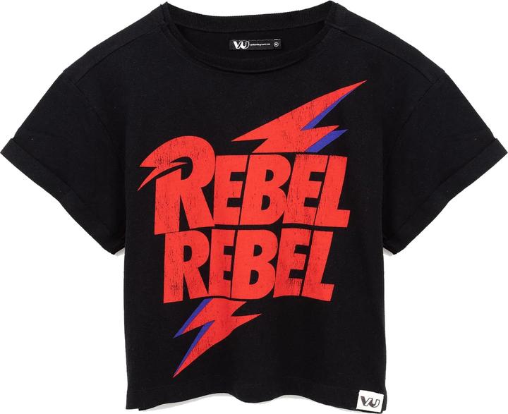 Produktbild David Bowie Rebel Rebel kurzes TShirt (L)