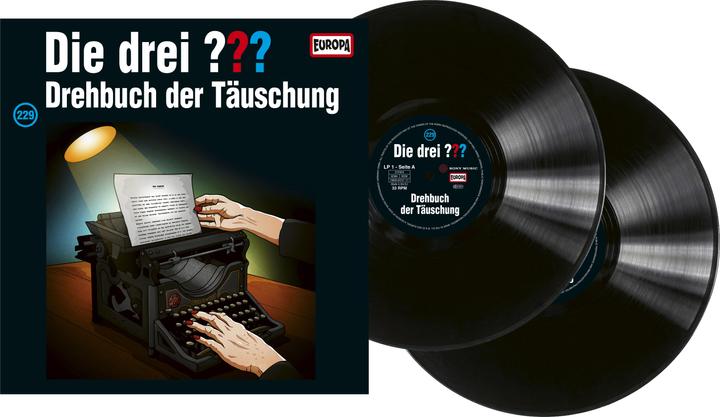 Produktbild Die drei DREI FRAGEZEICHEN 229 - Drehbuch der Täuschung (2LP) (Die drei DREI FRAGEZEICHEN, 2024)