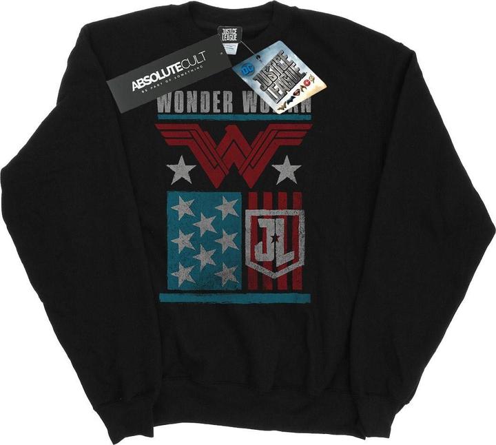 Justice League Movie Wonder Woman Flag Sweatshirt