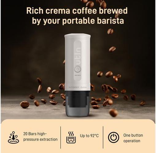 Immagine prodotto Buydeem Reisekaffeemaschine Nano Kapseln (0.08 l)