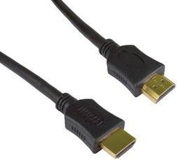 Produktbild Rs Pro HDMI-Kabel A HDMI Ethernet Stecker B HDMI Ethernet Stecker 4K max., 50cm, Schwarz (0.13 m, HDMI)