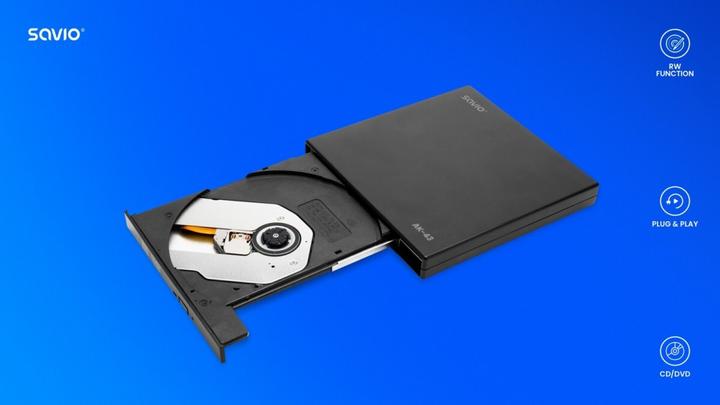 Actual product image Savio AK-43 (DVD writer, CD burner)