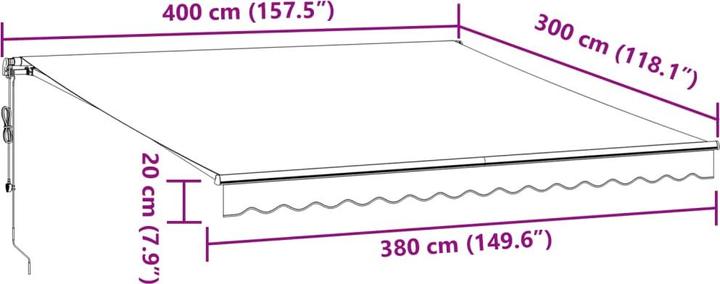 Produktbild VidaXL Lado (4 m)