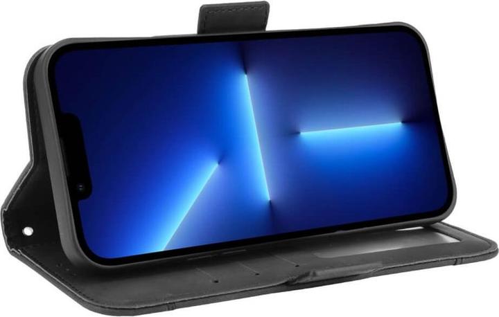 Immagine prodotto Cover-Discount iPhone 14 - Custodia con molti scomparti per carte di credito nera (Apple iPhone 14)