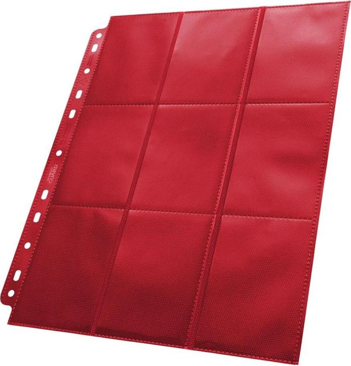 Actual product image Ultimate Guard UGD010485 - 18-Pocket Side-Loading Pages (50), red