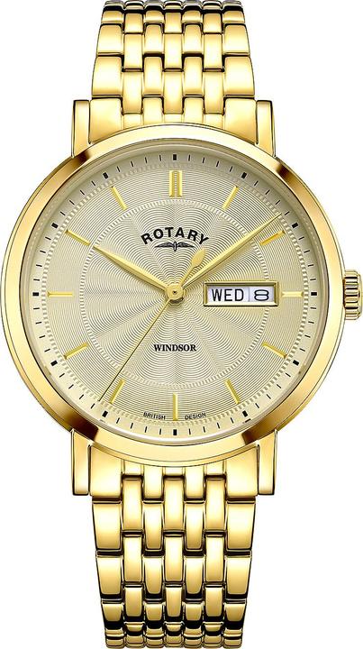 Actual product image Rotary GB05423/03 Windsor Men 37mm 5ATM (Analogue wristwatch, 37 mm)