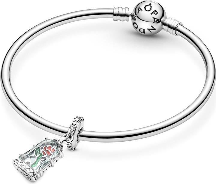 Image du produit Pandora Disney la Belle et la Bête a enchanté Rose (Argent 925, Émail)