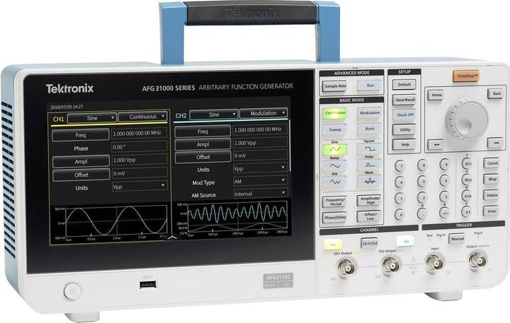 Produktbild Tektronix AFG31022 Funktionsgenerator netzbetrieben 0.000001 Hz - 25 MHz 2-Kana