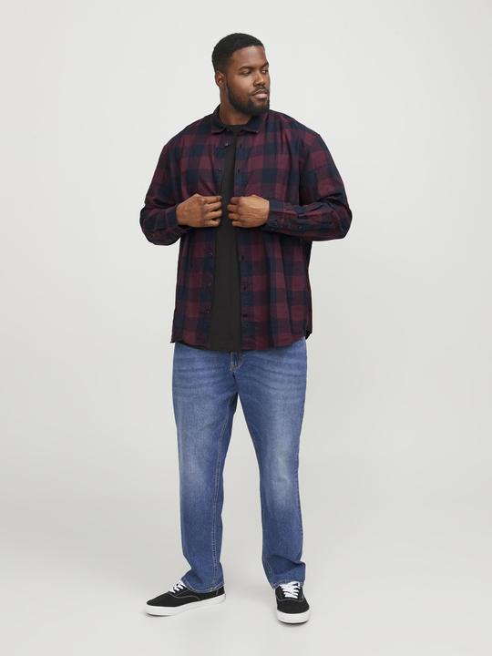 Actual product image Jack & Jones Check Plus Size Shirt (7XL)