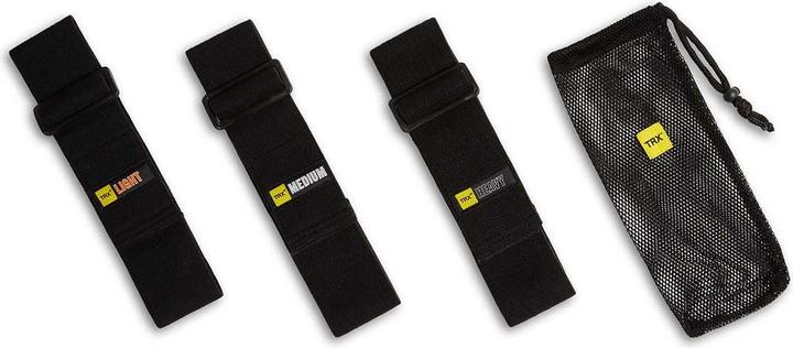 TRX Set de minibands en tissu (0.34 m, Moyen, Fort, Léger)