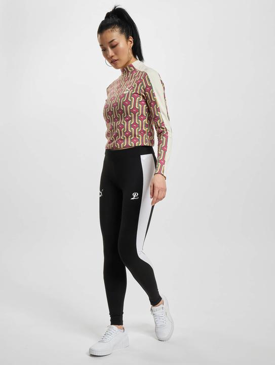 Actual product image Puma T7 70s Psychedelic Graphic LS Cropped Top (M)