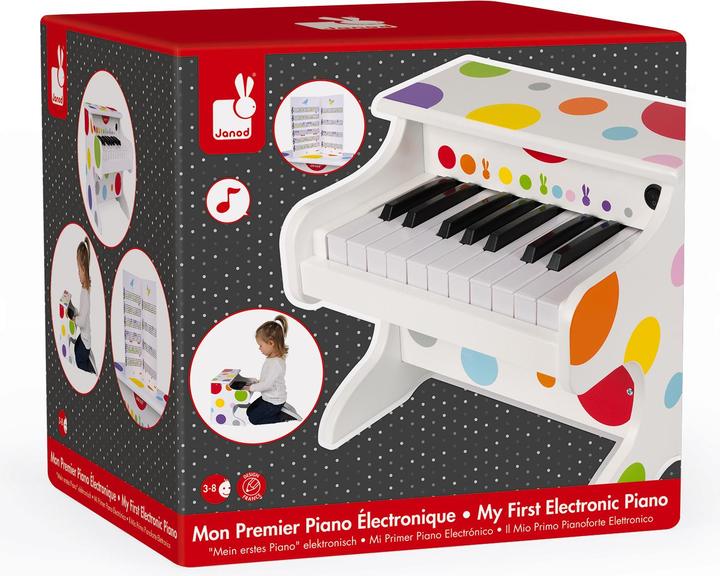Image du produit Janod Mon premier piano (Anglais, Néerlandais, Allemand, Français, Italien, Espagnol)