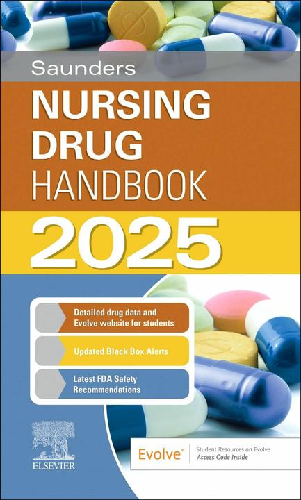 Immagine prodotto Manuale dei farmaci per infermieri Saunders 2025 (2025)
