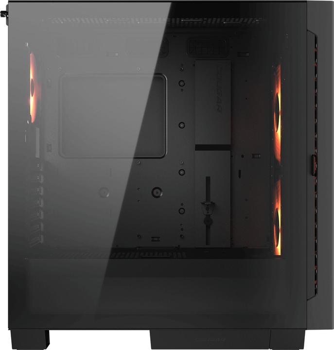 Actual product image Cougar Gehäuse Midi-Tower, Airface ECO, ARGB, Schwarz (ATX, Mini-ITX, mATX, SSI CEB)