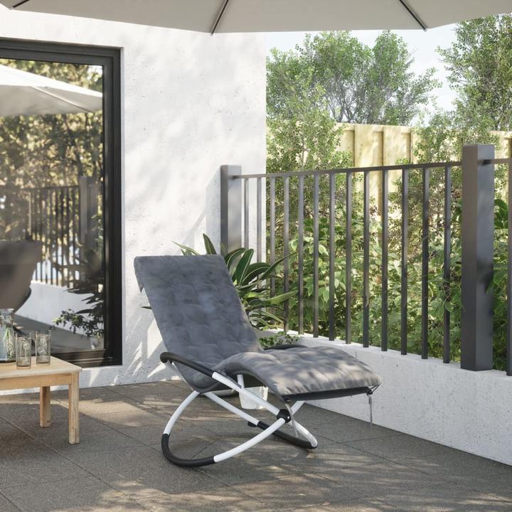 Actual product image VidaXL Sun lounger cover suede look (160 x 50 x 10 cm)