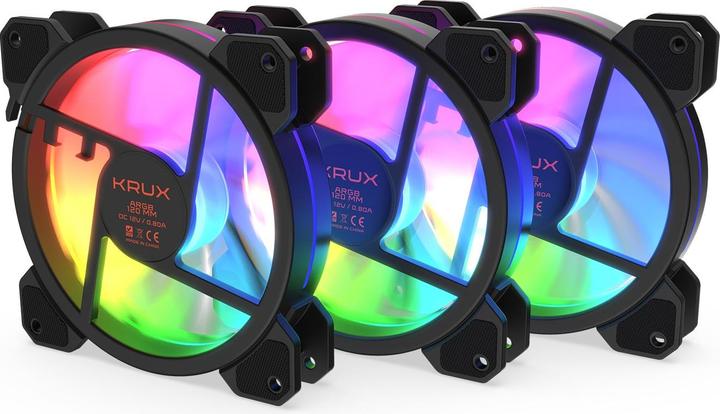Produktbild Krux Lunar 120 ARGB KIT 3x 120mm (120 mm, 3 x)
