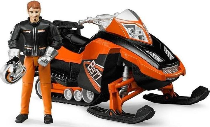 Image du produit Bruder BR Motoneige avec conducteur et équipement 21x9.3x9.3cm bWorld