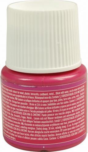Image du produit Pebeo Deco Couleur acrylique brillante (Rose vif, 45 ml)