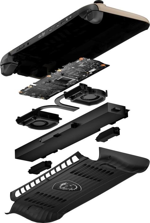 Actual product image MSI Claw 8 AI+ A2VM-037PL Tragbare Spielkonsole 20 3 cm (8 ) 1 TB Touchscreen WLAN Beige