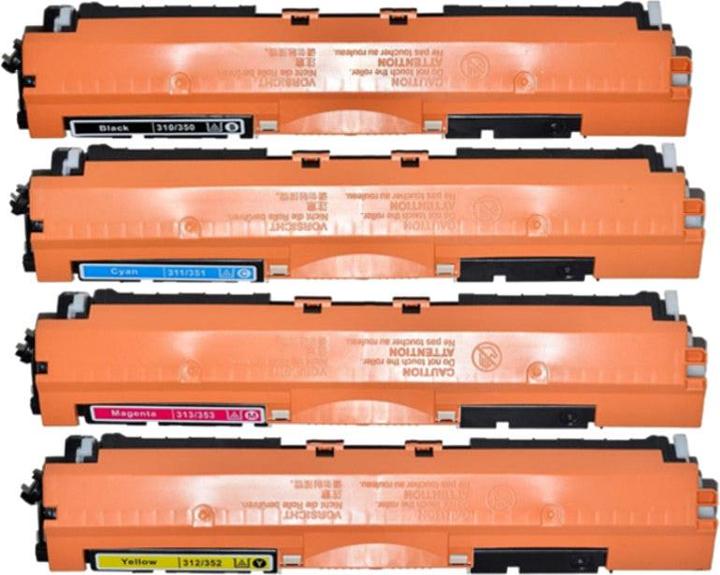 Produktbild Hermex Kompatibler Toner für HP Color LaserJet CP1025nw (M, C, BK, Y)