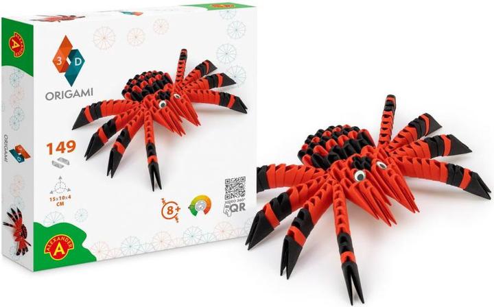 Actual product image Selecta Spielzeug ORIGAMI 3D - Spider, 149pcs.
