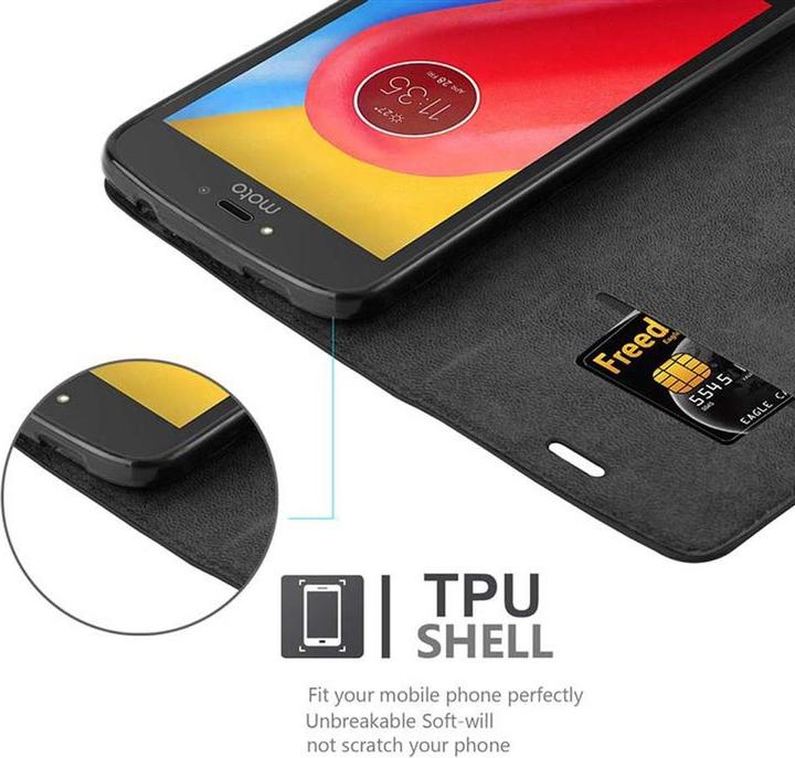 Productafbeelding Cadorabo Boek Onzichtbare Magneethoes (Motorola Moto C)