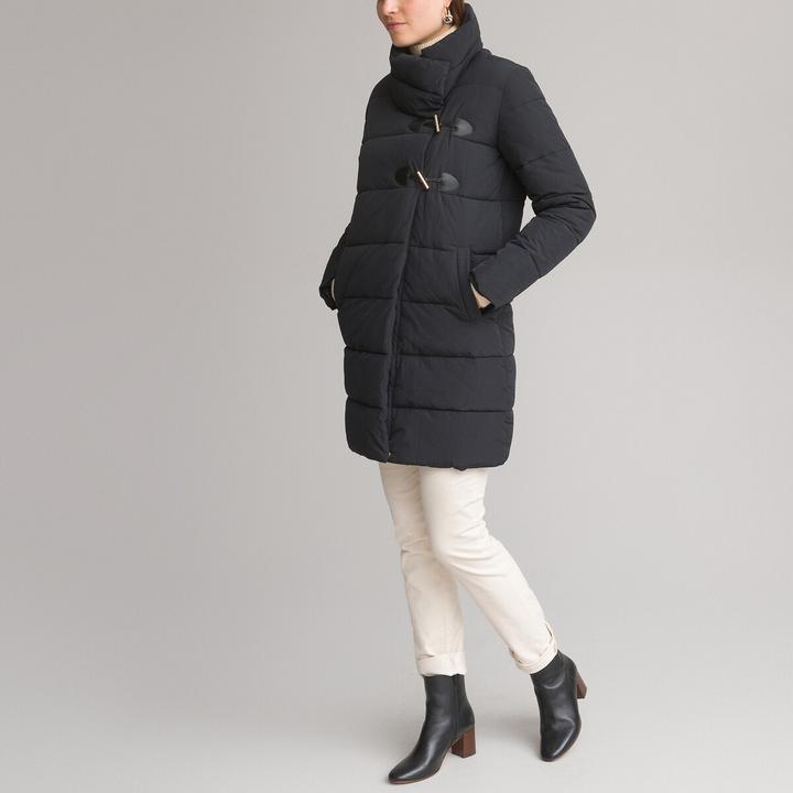 Actual product image Anne Weyburn Quilted Winter Coat with Zipper (40)