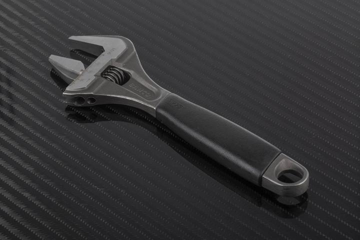Produktbild Bahco ERGO 38-mm-Rollgabelschlüssel mit extragrosser Öffnungsweite, Zentralmutter und Gummigriff, phospha (38 mm)