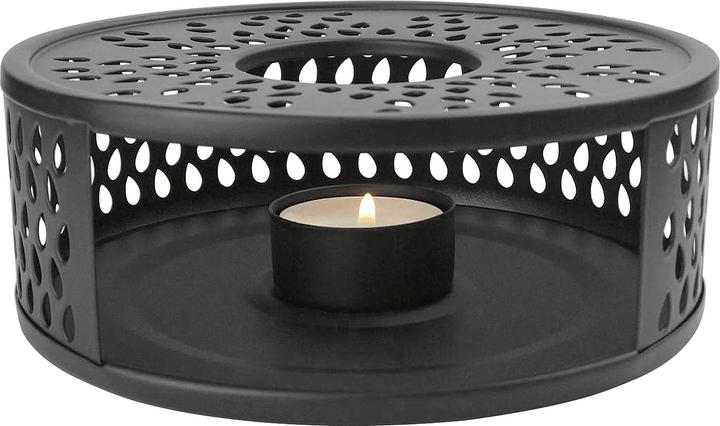 Creano Teapot warmer Leaf Black