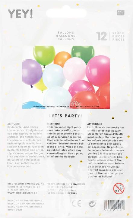 Produktbild Rico Design Happy Birthday