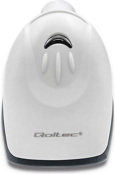 Actual product image Qoltec 50865 Barcode scanner 1D CCD USB Baltas (1D barcodes)