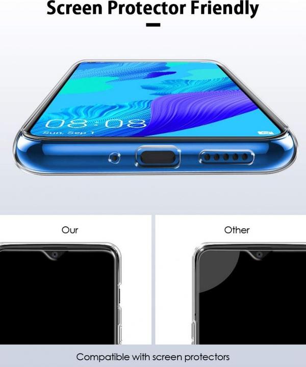 Actual product image Screenguard Huawei Nova 5T Flexible TPU Clear Case (Huawei Nova 5T)