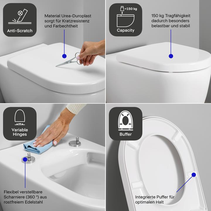 Actual product image Duravit Universal WC seat WC seat range